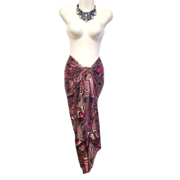Pareo Sarong Skirt Strapless Dress for Tropics Holidays Beach Wedding - NEW - Picture 1 of 9